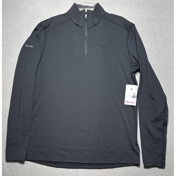 Marmot Other - Marmot Harrier 1/2 Zip Pullover Mens XL Black Dr.‎ Pepper Long Sleeve Hiking NEW
